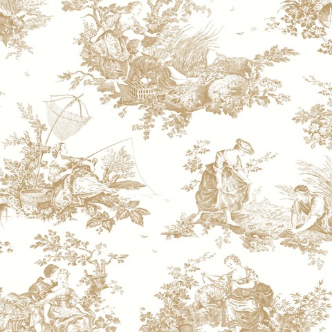 Текстура Les belles toiles de jouy 87911318