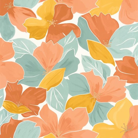 Текстура Flower power 101887023
